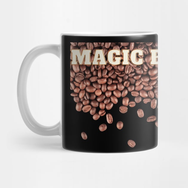 Magic Beans - Kaffee Bohnen Regen by Maggini Art